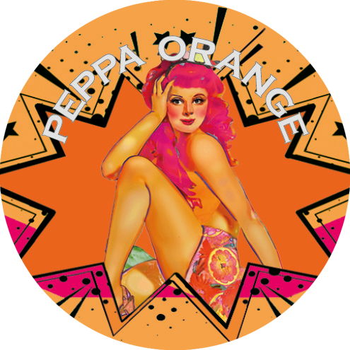 Peppa Orange #203 - MarnaliArt